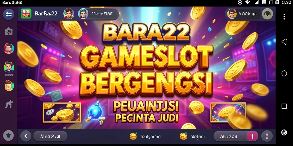 Tampilan gameplay Slot BARA22 yang menarik dan penuh warna.