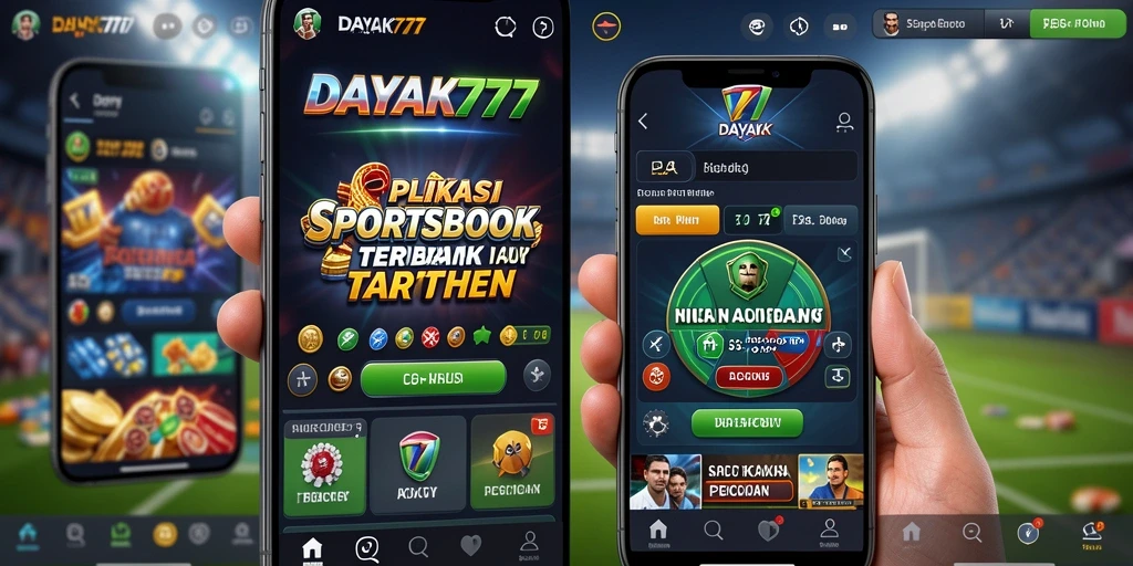 Menampilkan gameplay menarik dari aplikasi Sportsbook DAYAK777.