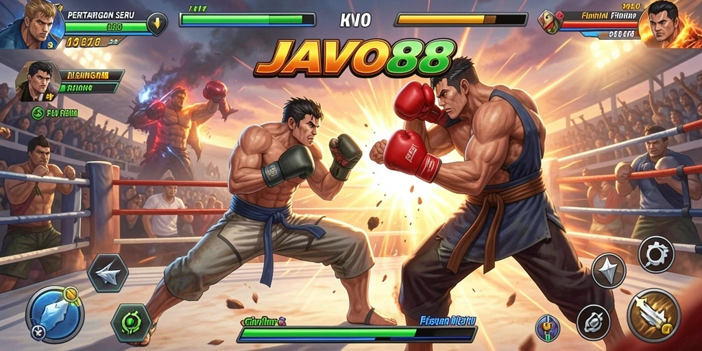 Gameplay Fighting yang seru dan mendebarkan di JAVO88.